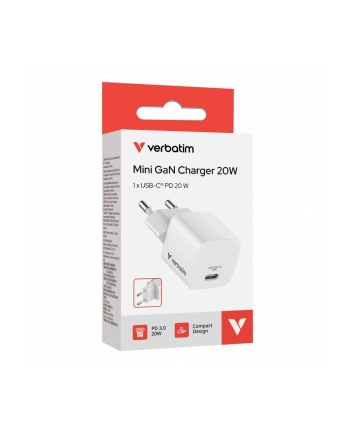 verbatim Ładowarka Mini GaN 20W USB-C P.D 3.0 nr 2
