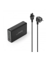 Hama Stacja ładująca 240W USB GaN 4xUSB-C 1xUSB-A Power Delivery QuickCharge (201977) - nr 1