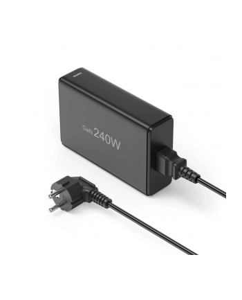 Hama Stacja ładująca 240W USB GaN 4xUSB-C 1xUSB-A Power Delivery QuickCharge (201977) nr 2