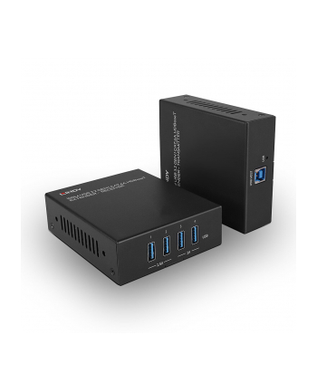 Lindy Przedłużacz USB 3.2 Gen 1 Cat.6A HDBaseT 100m, (43410)