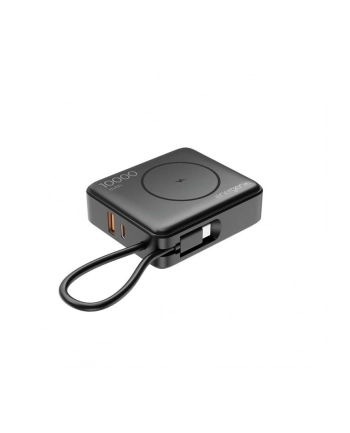 gembird PowerBank 10000mAh 1xUSB-C/1xUSB-A 20W bezprzewodowy 15W czarny