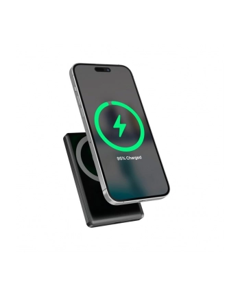 gembird PowerBank 10000mAh LCD 1xUSB-C 20W bezprzewodowy 15W czarny