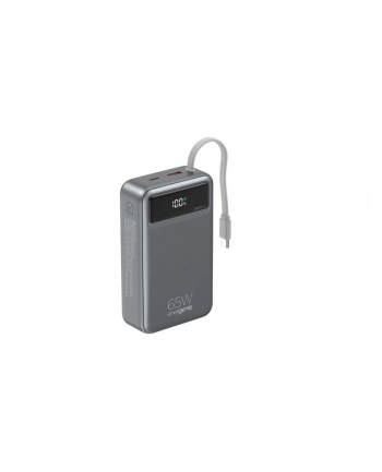 gembird PowerBank 20000mAh zintegrowane kable QC3.0 18W PD 65W LCD czarny
