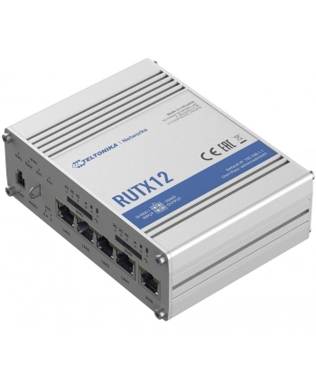 teltonika Router LTE RUTX12 (Cat 6), WiFi, BLE,  GNSS, Ethernet