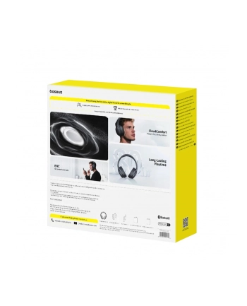 baseus Słuchawki nauszne bluetooth 6.0 BASS BH1 LITE czarne nr 2