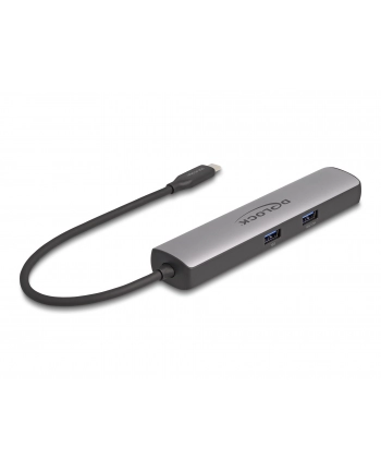 Stacja/replikator Delock USB 40 Gbps USB Type-C™ stacja dokująca 8K - HDMI / USB 10 Gbps / 2,5 Gigabit LAN / PD 3.0 100 W nr 2