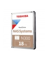 toshiba europe TOSHIBA N300 NAS Hard Drive 18TB 1024MB 3.5inch 7200RPM - nr 8