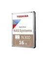 toshiba europe TOSHIBA N300 NAS Hard Drive 16TB 1024MB 3.5inch 7200RPM - nr 8
