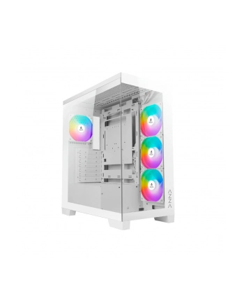 Azza PC Gaming Obudowa Midi 570W USB 2/3 type C biały (CSAZ570W)