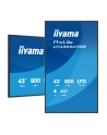IIYAMA LH4366UHSB-B1AG 43inch 3840x2160 UHD VA panel Haze 25precent 800cd/m2 Landscape and Portrait IP5X Dust pczerwonyection Speakers - nr 9