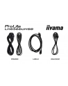 IIYAMA LH6566UHSB-B1AG 65inch 3840x2160 UHD VA panel Haze 25precent 800cd/m2 Landscape and Portrait IP5X Dust pczerwonyection Speakers - nr 5
