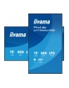 IIYAMA LH7566UHSB-B1AG 75inch 3840x2160 UHD VA panel Haze 25precent 800cd/m2 Landscape and Portrait IP5X Dust pczerwonyection Speakers - nr 10