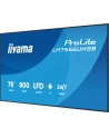 IIYAMA LH7566UHSB-B1AG 75inch 3840x2160 UHD VA panel Haze 25precent 800cd/m2 Landscape and Portrait IP5X Dust pczerwonyection Speakers - nr 11