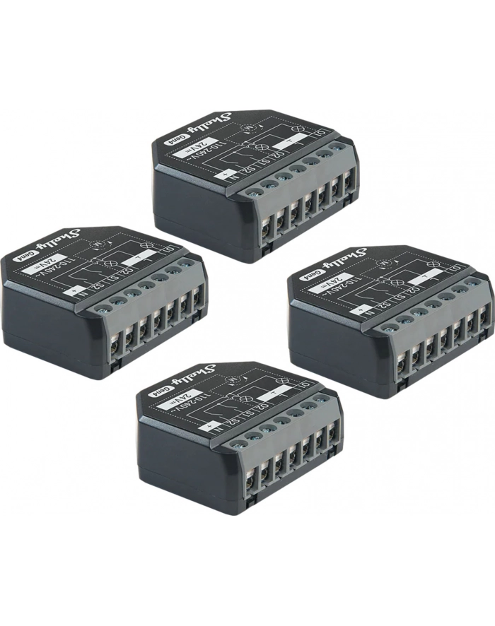 SHELLY 2PM Gen4 4-Pack Matter WLAN PM Switch główny
