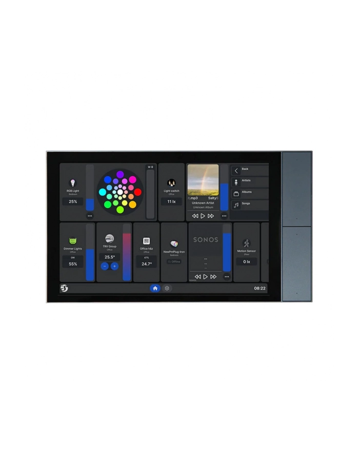 SHELLY Wall Display XL Grey WLAN Wall Control Display główny