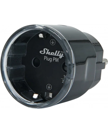 SHELLY Plug PM Gen3 Black WLAN Power Metering Smart Plug nr 1