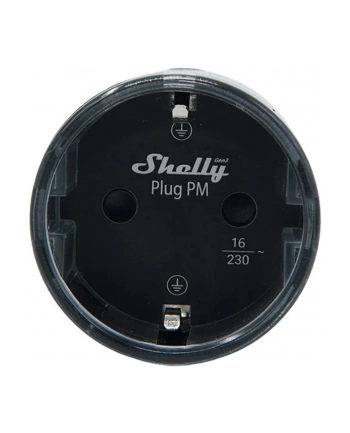 SHELLY Plug PM Gen3 Black WLAN Power Metering Smart Plug nr 2