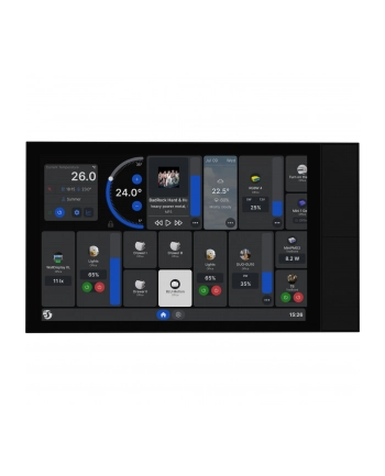 SHELLY Wall Display XL Black WLAN Wall Control Display