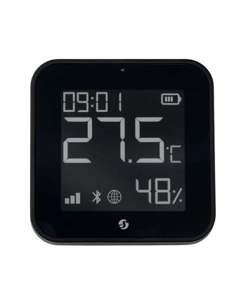 SHELLY BLU H'T Display Black Zigbee Display Climate Sensor