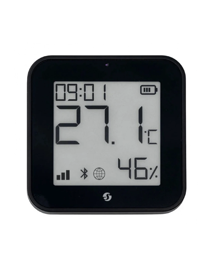 SHELLY BLU H'T Display Black Zigbee Display Climate Sensor główny