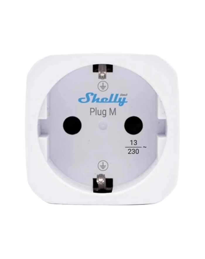 SHELLY Plug M Gen3 White WLAN Power Metering Smart Plug główny