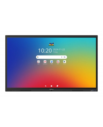 VIEWSONIC 41 series touchscreen 65inch UHD System Android 16 EDLA IR 450 nits 2x20W + sub 15W + 8 array mic 3x USB-C 8/128GB 8-core CPU nr 2