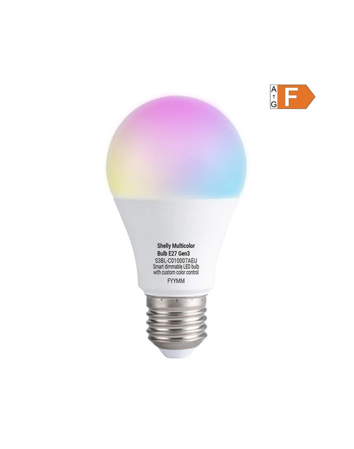 SHELLY Multicolor Bulb E27 Gen3 WiFi Bluetooth Color White Dimmable Smart Bulb główny