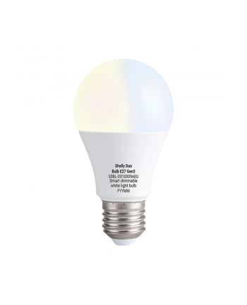 SHELLY Duo Bulb E27 Gen3 WiFi Bluetooth Tunable White Dimmable Smart Bulb