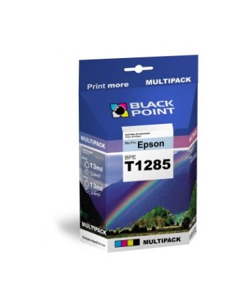 Zestaw Black Point BPET01285 CMYK | Epson T01285 Multipack | 4*13 ml nr 1