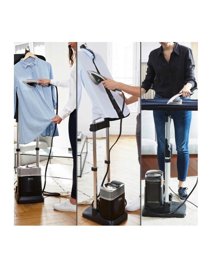 TEFAL All-in-One Garment Steamer | QT2028 | Stand Steamer | 2170 W | 100 g/min | 1.1 L | Premium Silver główny