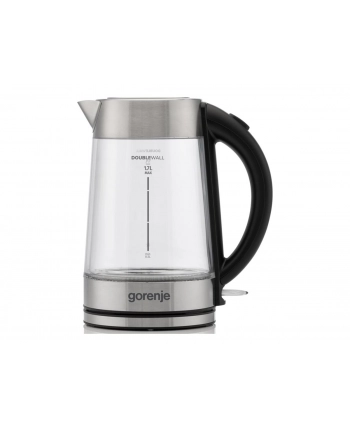 Gorenje Kettle | K17GDWII | 2200 W | Electric | 1.7 L | 360° rotational base | Stainless steel/Glass | Stainless steel/Transparent nr 1