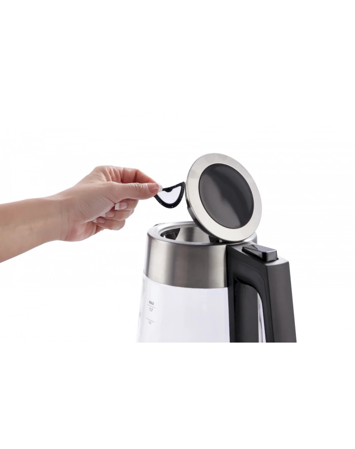 Gorenje | K17OGS | Kettle | Electric | 1.7 L | 2200 W | 360° rotational base | Stainless steel/Glass | Stainless steel główny