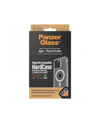 PanzerGlass Back cover | Apple | iPhone 15 Pro Max | Thermoplastic polyurethane (TPU), D3O Bio | Transparent | MagSafe nr 2