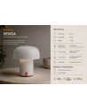 kooduu Lampa przenośna akumulatorowa SENSA biała - nr 4