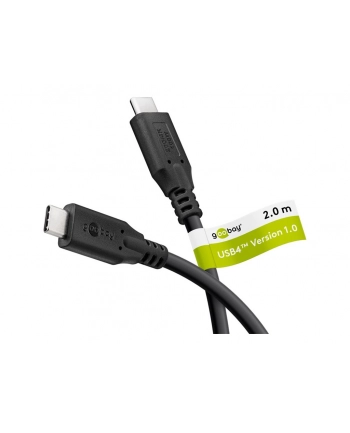 Goobay | USB-C Cable, USB4, 100 W, 20 Gbit/s, Power Delivery, 2 m | 74197 nr 1