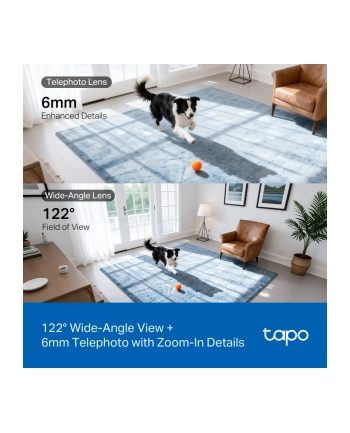 TP-LINK | Tapo C245D | Dual Lens Pan/Tilt Security Camera | Dome | 3 MP | 3.1mm/F1.6 | MicroSD Card up to 512 GB nr 1
