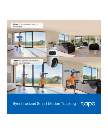 TP-LINK | Tapo C245D | Dual Lens Pan/Tilt Security Camera | Dome | 3 MP | 3.1mm/F1.6 | MicroSD Card up to 512 GB nr 2