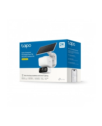 TP-LINK | Tapo C615F KIT | Solar-Powered Floodlight Pan/Tilt Security Camera Kit | 3 MP | F/1.6 | H.264 | MicroSD Card Up to 512 GB