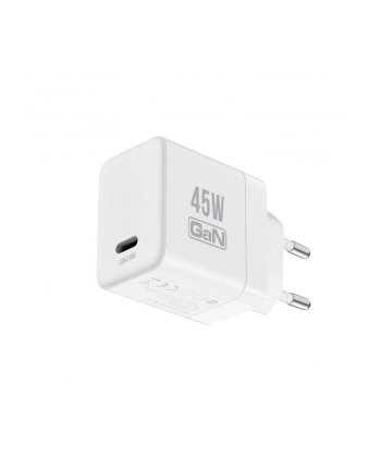 crong Ładowarka sieciowa Ultra Compact GaN USB-C 45W PD 3.0 z PPS biała