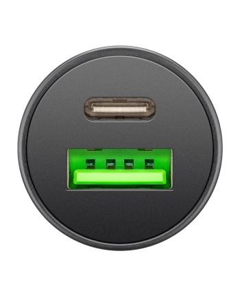 Goobay Dual-USB Car Fast Charger USB-C PD (Power Delivery), 45 W | 61739