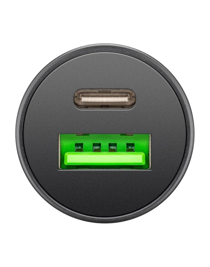Goobay Dual-USB Car Fast Charger USB-C PD (Power Delivery), 45 W | 61739 główny