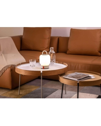 kooduu Lampa przenośna akumulatorowa LOOME szara nr 2