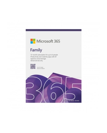 Microsoft M365 Family | EP2-32335 | License term 1 year(s) | English | EuroZone nr 1