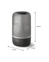 Philips | Humidifier | HU1510/03 Series 1000 | 19.6 W | Water tank capacity 3 L | Suitable for rooms up to 41 m² | Ultrasonic | Humidification capacity 275 ml/hr | Grey/Silver - nr 14