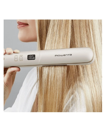 Rowenta Hair Straightener | SF4633F0 Express Shine | Ceramic heating system | Ionic function | Temperature (max) 210 °C | Number of heating levels 8 | Beige nr 1