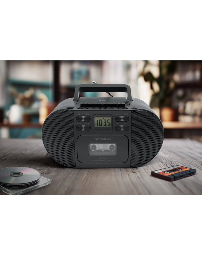 Muse M-188 RDC | Portable radio with Blu-ray CD/MP3 cassette recorder | AUX in główny