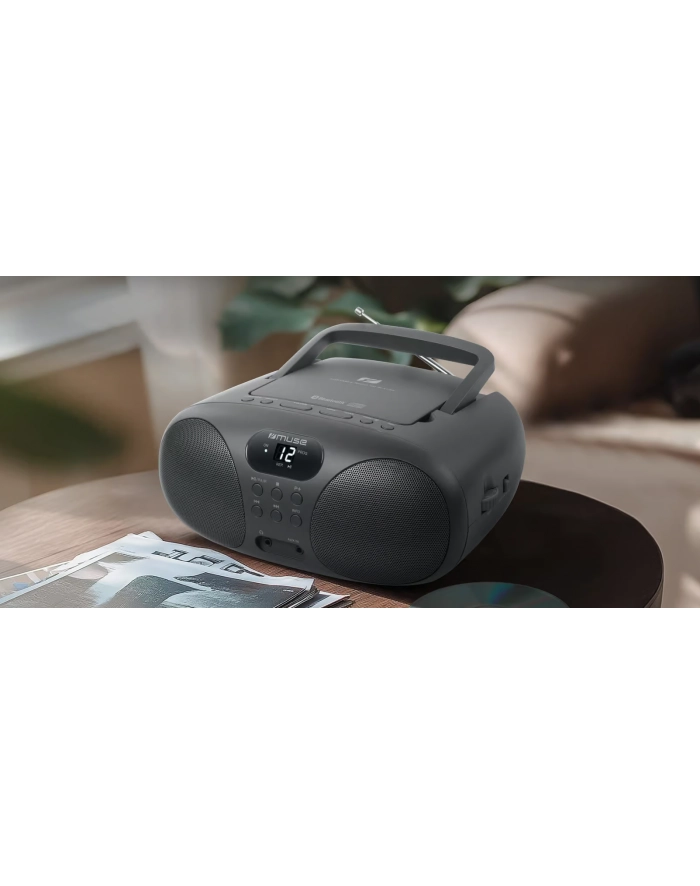 Muse Portable Radio CD Player With Bluetooth | MD-208BT | AUX in główny