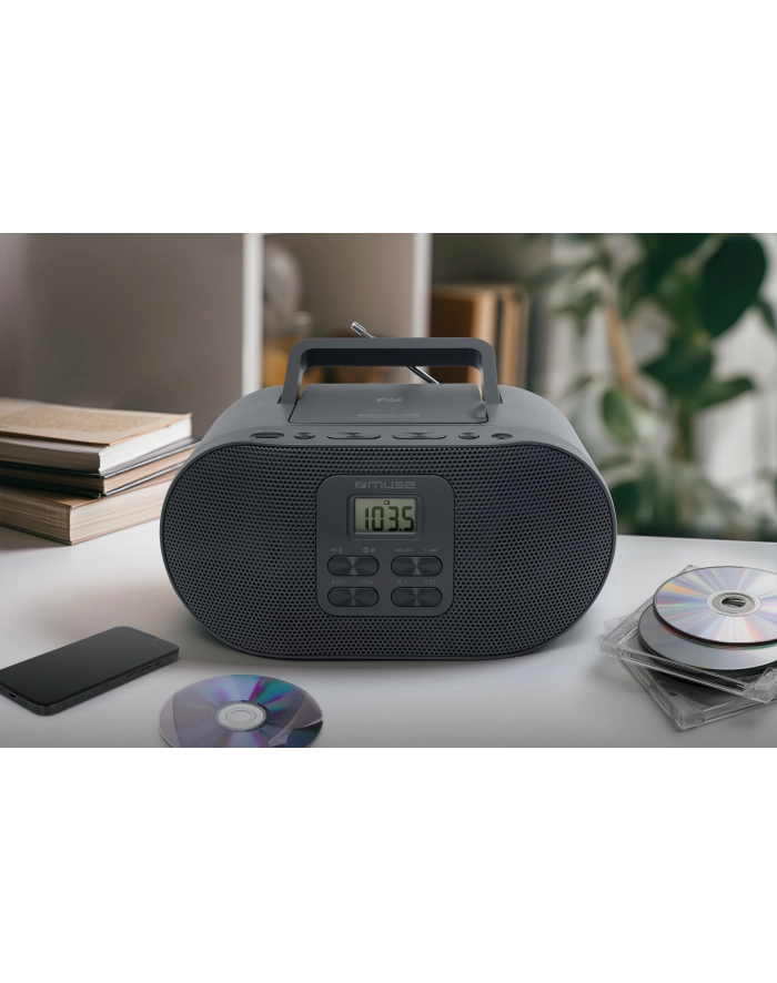 Muse M-33 BT | Portable Radio CD/MP3 Player with Bluetooth and USB Port | AUX in główny
