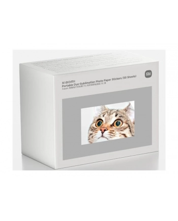 Xiaomi Portable Dye-Sublimation Photo Paper Stickers (50 Sheets) | Stickers | 2x3-inch