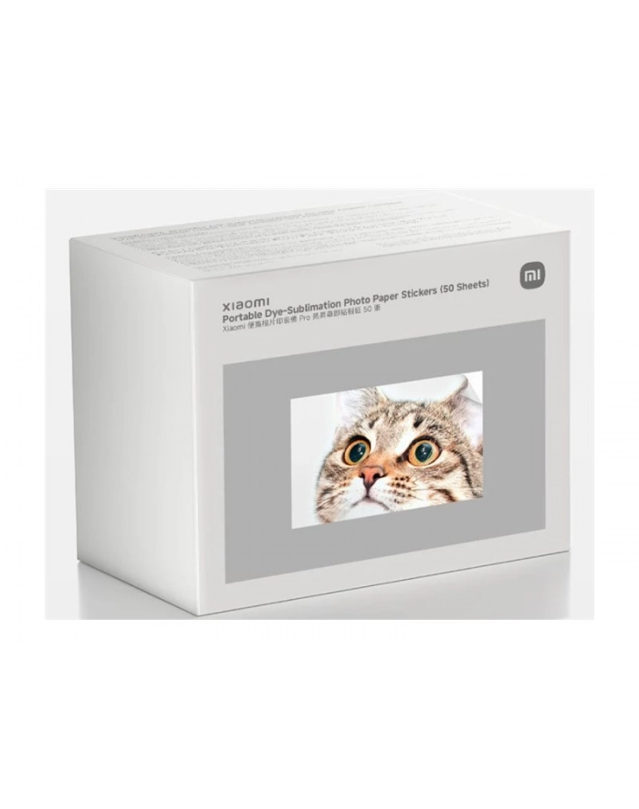 Xiaomi Portable Dye-Sublimation Photo Paper Stickers (50 Sheets) | Stickers | 2x3-inch główny